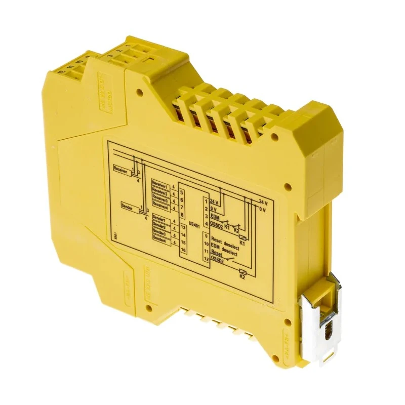 SICK 24V DC Safety Relay Snap-On Mount 3.6W Power Consumption UE401