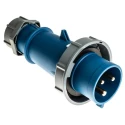 MENNEKES AM-TOP IP67 Blue Cable Mount 3P Straight Industrial Power Connector 32A 230V 