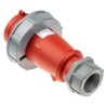 MENNEKES AM-TOP IP67 Red Cable Mount 3P+N+PE Straight Industrial Power Connector 32A 400V