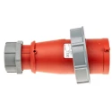 MENNEKES AM-TOP IP67 Red Cable Mount 3P+N+PE Straight Industrial Power Connector 32A 400V 