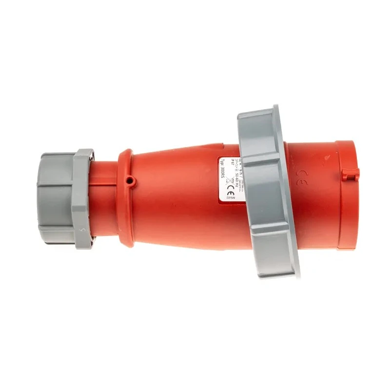 MENNEKES AM-TOP IP67 Red Cable Mount 3P+N+PE Straight Industrial Power Connector 32A 400V 