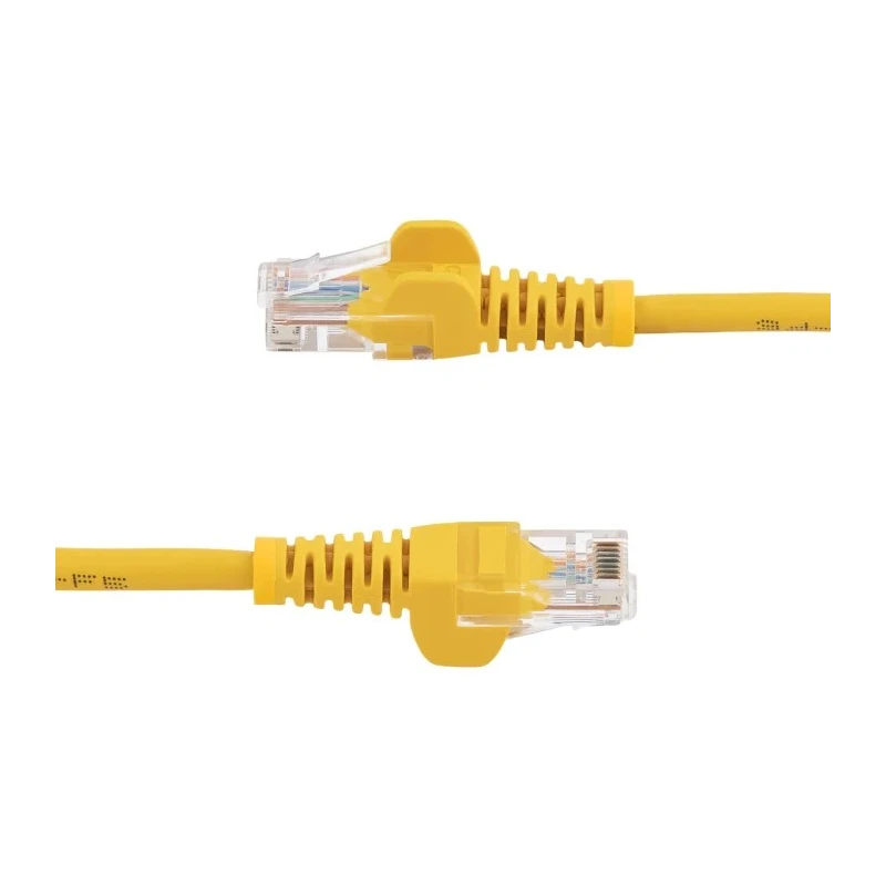 StarTech.com Cat5e Ethernet Cable 2 m Unscreened Yellow PVC 24AWG Copper Conductor 