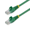 StarTech.com Cat5e Ethernet Cable 2 m, Unscreened, Green PVC Jacket 
