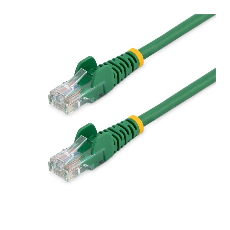 StarTech.com Cat5e Ethernet Cable 2 m, Unscreened, Green PVC Jacket 