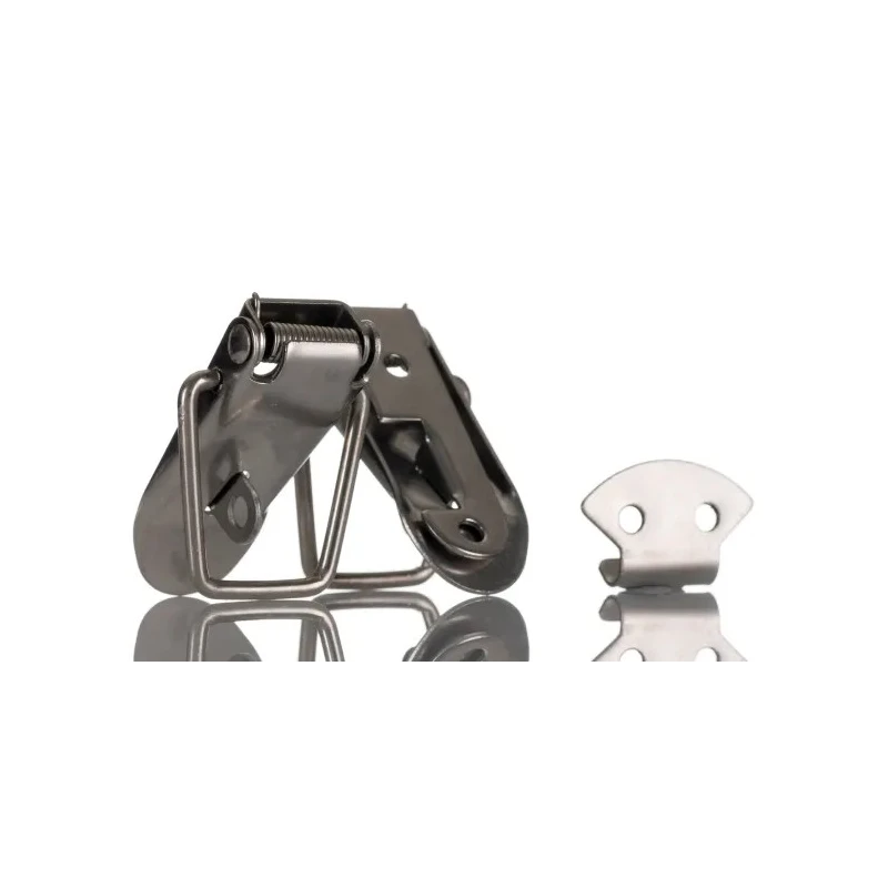 RS PRO Stainless Steel Lockable Spring Loaded Toggle Latch 95 mm Length 34 mm Width 13 mm 192-9631
