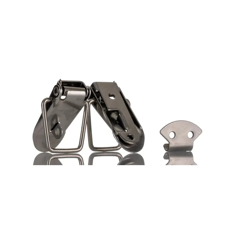 RS PRO Stainless Steel Lockable Spring Loaded Toggle Latch 95 mm Length 34 mm Width 13 mm 192-9631