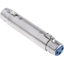RS PRO AV Adapter Female to Female 3-pin XLR Straight Metal Housing Gold Plated 192-4475