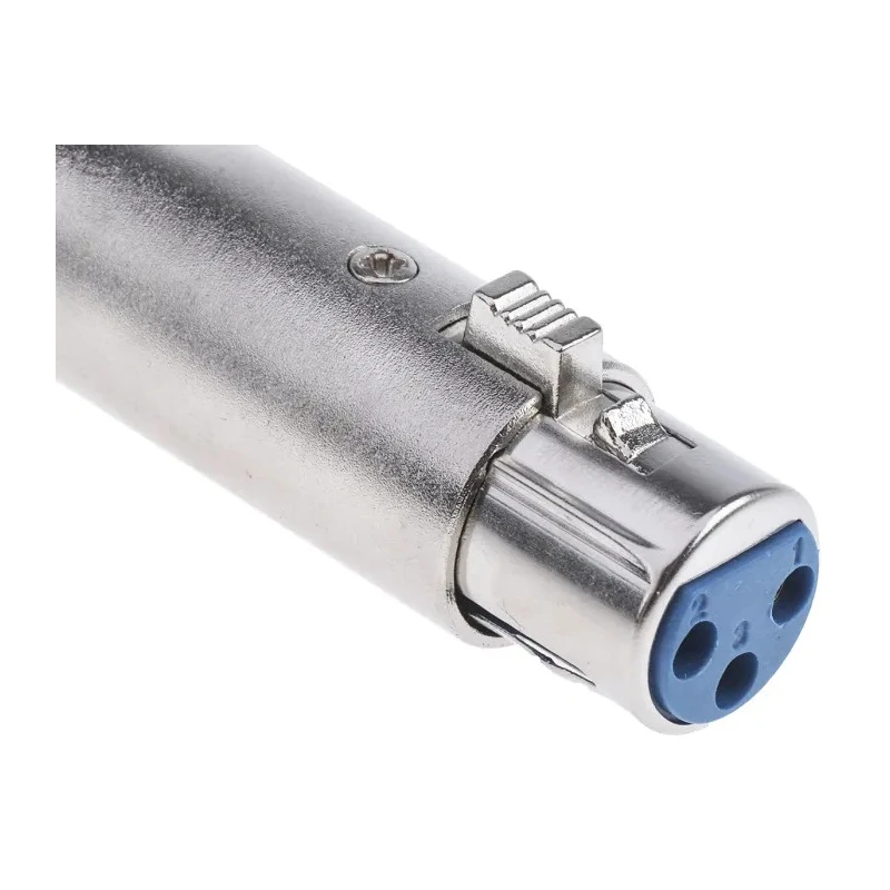 RS PRO AV Adapter Female to Female 3-pin XLR Straight Metal Housing Gold Plated 192-4475