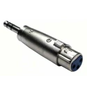 RS PRO Male XLR Straight 1/4 in Stereo AV Adapter 192-4477
