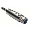 RS PRO Male XLR Straight 1/4 in Stereo AV Adapter 192-4477