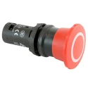 ABB 1SFA Series Pull Release Emergency Stop Push Button, Panel Mount, 22.5 mm Cutout, SPDT, IP69K, IP66, IP67 CE3P-10R-11