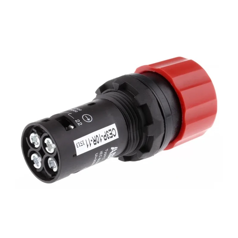 ABB 1SFA Series Pull Release Emergency Stop Push Button, Panel Mount, 22.5 mm Cutout, SPDT, IP69K, IP66, IP67 CE3P-10R-11