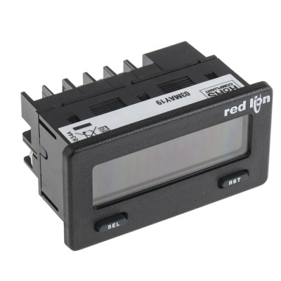 Red Lion 8 Digit Counter with Backlit LCD, 9-28 VDC Voltage, Manual Reset, Model CUB5