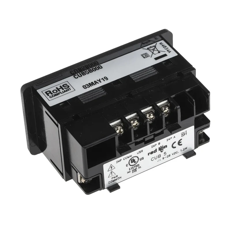 Red Lion 8 Digit Counter with Backlit LCD, 9-28 VDC Voltage, Manual Reset, Model CUB5