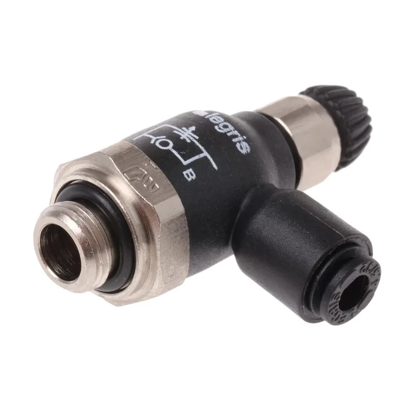 Legris Flow Regulator 7061 Series Tube 04 Inlet Threaded G 4 mm Outlet 10 bar Maximum Operating Pressure 220V 7061 04 10