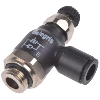Legris 7061 Series Flow Controller Flow Regulator, Tube Threaded G 1/4 in G 7061 08 13