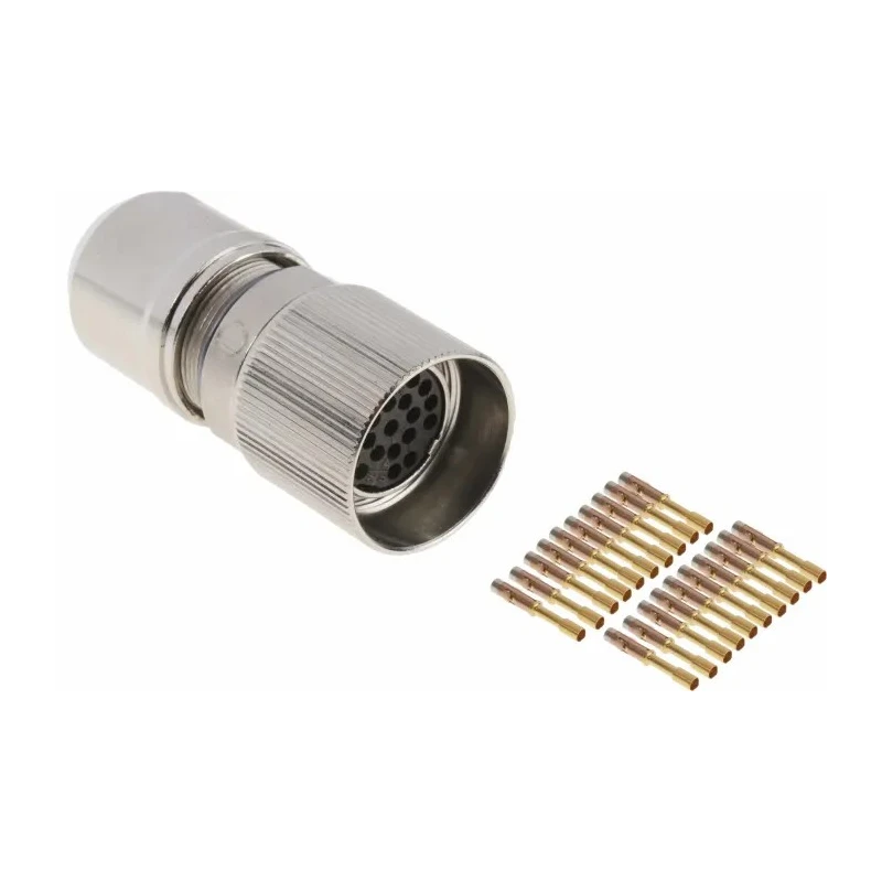 SICK Industrial Circular Connector M23 Socket Female 21 Contacts Brass IP67 DOS-2321 Series DOS-2321-G