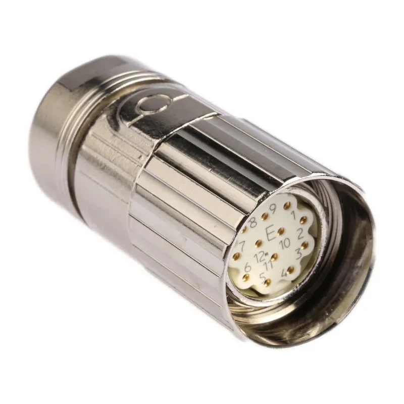 SICK Circular Connector, 12 Contacts, Socket, Cable Mount, M23 Size, 7A Current, 160V, Zinc Housing, /IP67 Protection IP66