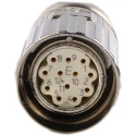 SICK Circular Connector, 12 Contacts, Socket, Cable Mount, M23 Size, 7A Current, 160V, Zinc Housing, /IP67 Protection IP66