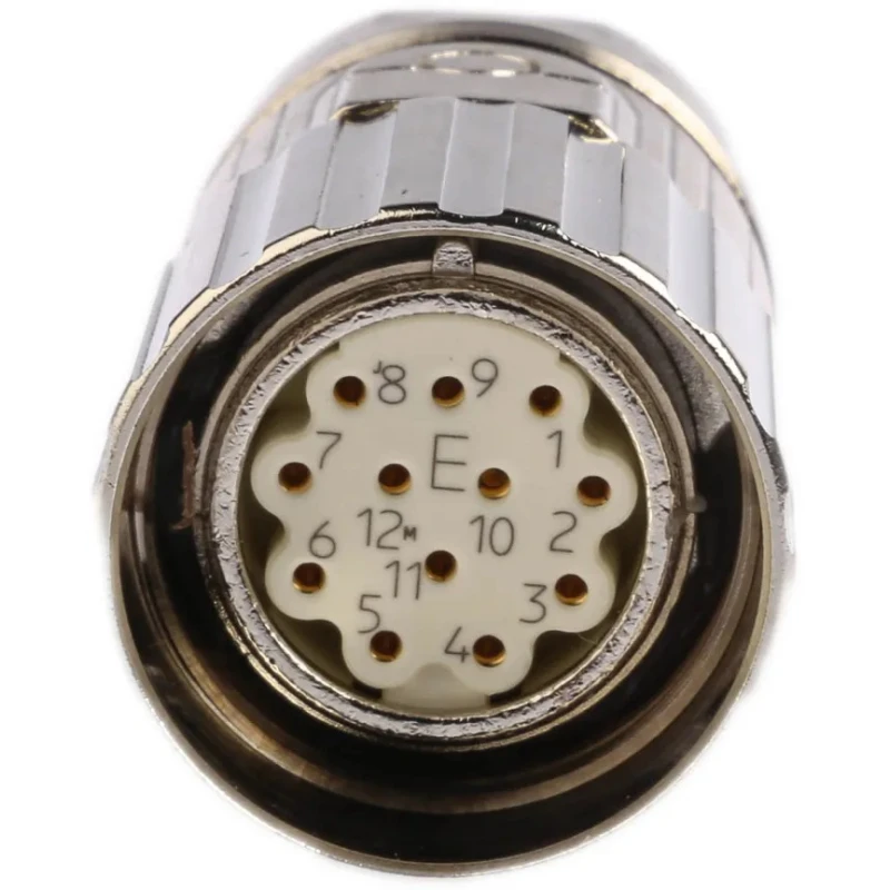 SICK Circular Connector, 12 Contacts, Socket, Cable Mount, M23 Size, 7A Current, 160V, Zinc Housing, /IP67 Protection IP66