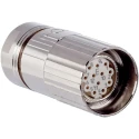 SICK Circular Connector, 12 Contacts, Socket, Cable Mount, M23 Size, 7A Current, 160V, Zinc Housing, /IP67 Protection IP66