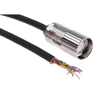 SICK Female 12 way M23 to Unterminated Flying Lead Sensor Actuator Cable 3m DOL-2312-G03MMA1
