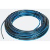 Legris Compressed Air Pipe Blue, Black Polyurethane 6 mm 25 m 1420U06 41