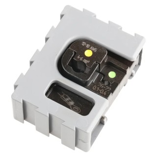 RS PRO Coaxial Type Crimp Die Insulated Black 0.1 to 4 mm² 2 Ports RS PRO 492-9618