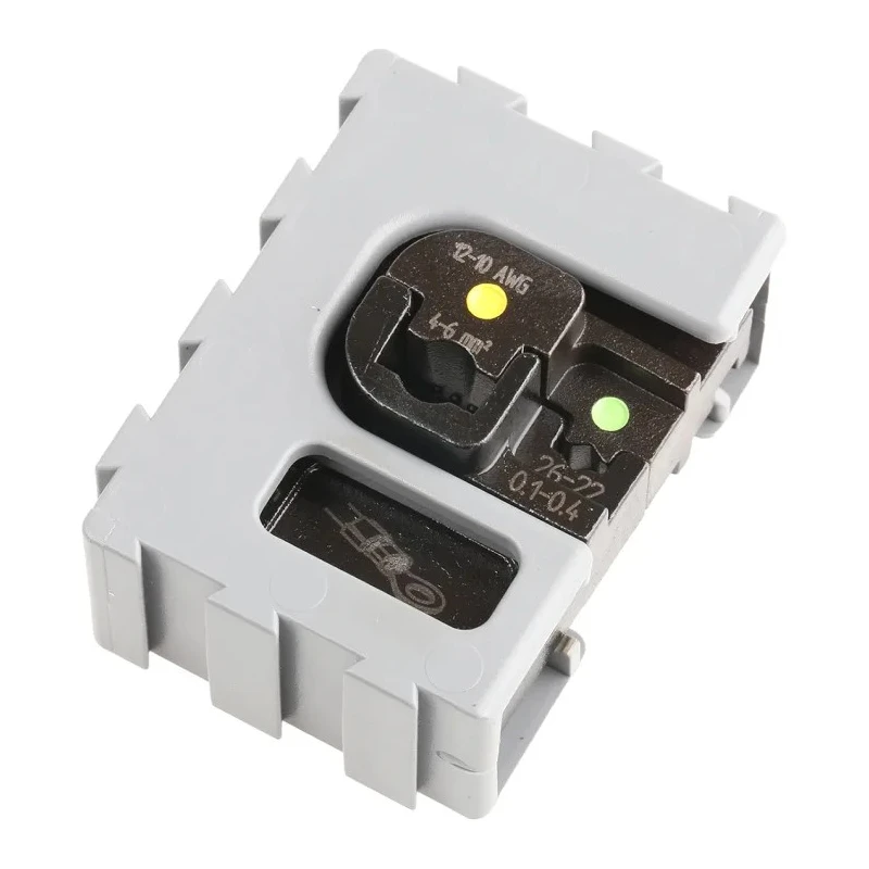 RS PRO Coaxial Type Crimp Die Insulated Black 0.1 to 4 mm² 2 Ports RS PRO 492-9618