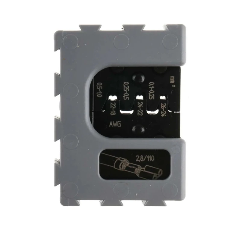 RS PRO Crimp Die Set Coaxial Type, Insulated Black for Open Crimp Barrel 492-9668