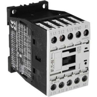 Eaton DILM Contactor 3-Pole 9 A 4 kW 24V AC Coil 400V AC 276677 DILM9-10(24V50HZ)