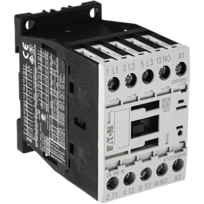 Eaton DILM Contactor 3-Pole 9 A 4 kW 24V AC Coil 400V AC 276677 DILM9-10(24V50HZ)