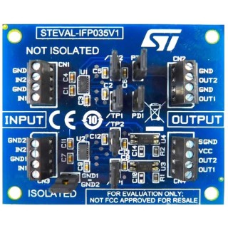 STMicroelectronics Isolated and Non-Isolated Digital Inputs on Evaluation Board Based on CLT03-2Q3 STEVAL-IFP035V1
