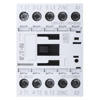 Eaton DILM Contactor 230V AC Coil, 3-Pole, 9 A, 4 kW Motor Control 276725 DILM9-01(230V50HZ,240V60HZ)