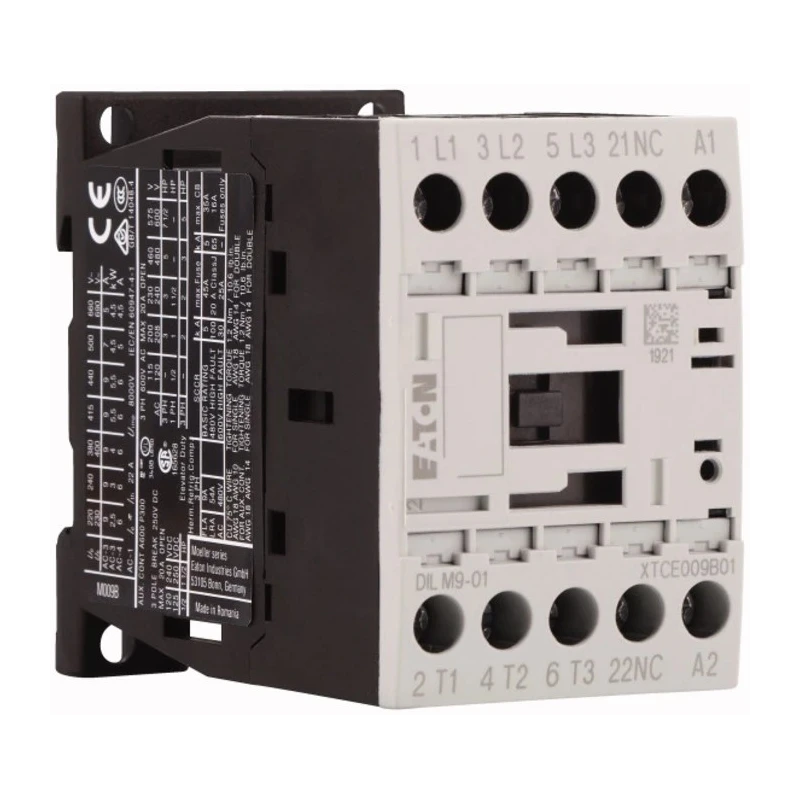 Eaton DILM Contactor 230V AC Coil, 3-Pole, 9 A, 4 kW Motor Control 276725 DILM9-01(230V50HZ,240V60HZ)