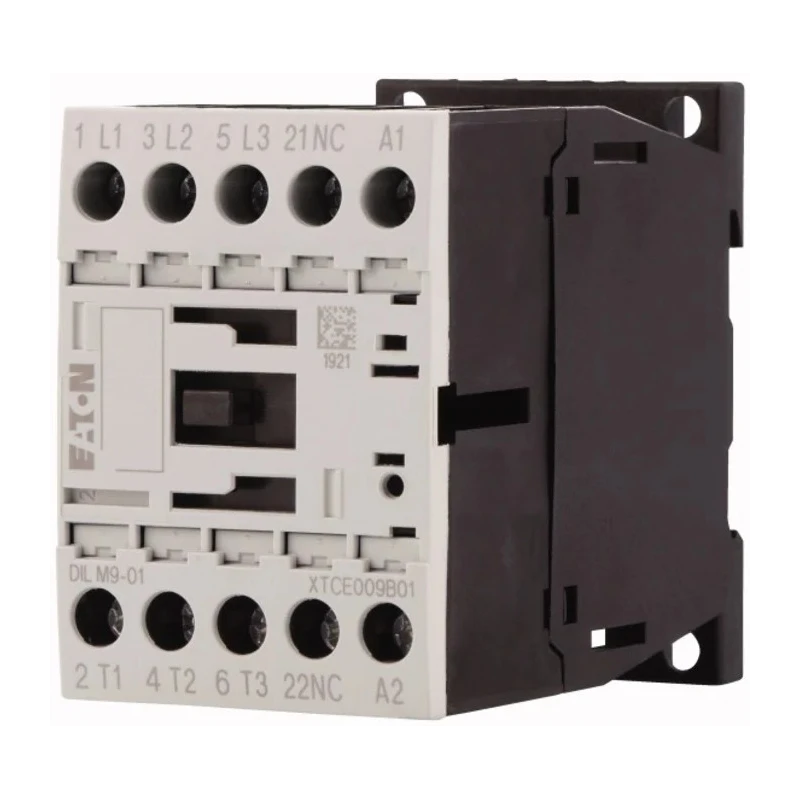 Eaton DILM Contactor 230V AC Coil, 3-Pole, 9 A, 4 kW Motor Control 276725 DILM9-01(230V50HZ,240V60HZ)