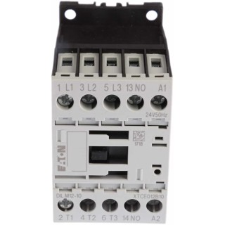 Eaton DILM Contactor 24V AC Coil 3-Pole 12 A 5.5 kW 245V 3 NO 400V AC 276817 DILM12-10(24V50HZ)