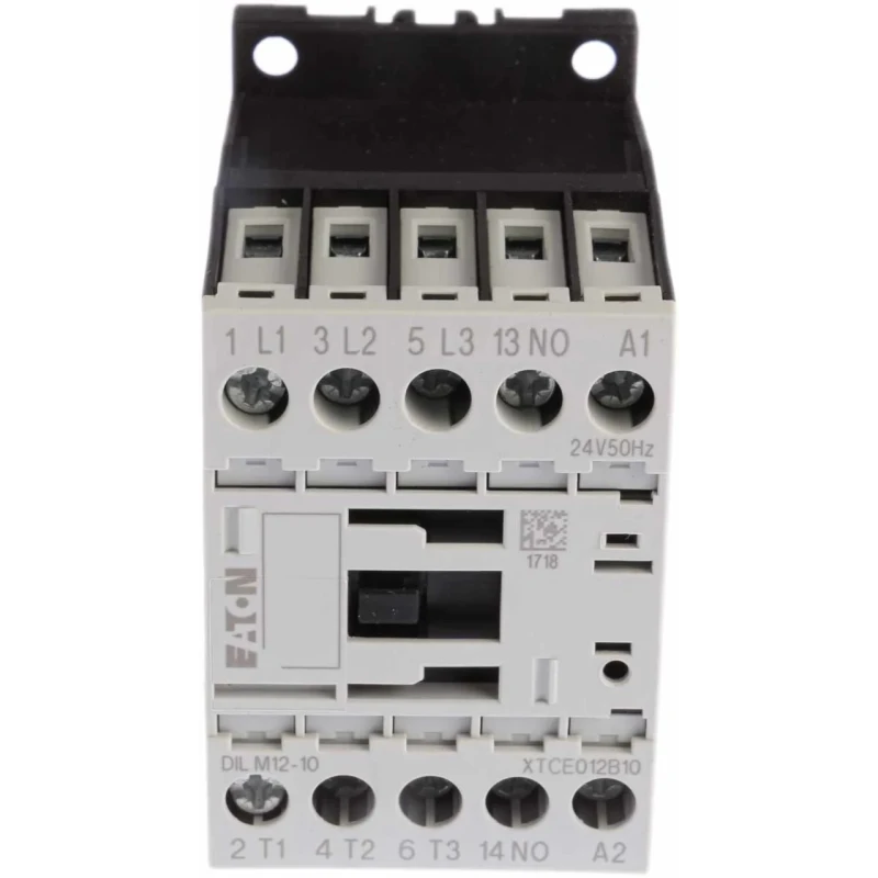 Eaton DILM Contactor 24V AC Coil 3-Pole 12 A 5.5 kW 245V 3 NO 400V AC 276817 DILM12-10(24V50HZ)