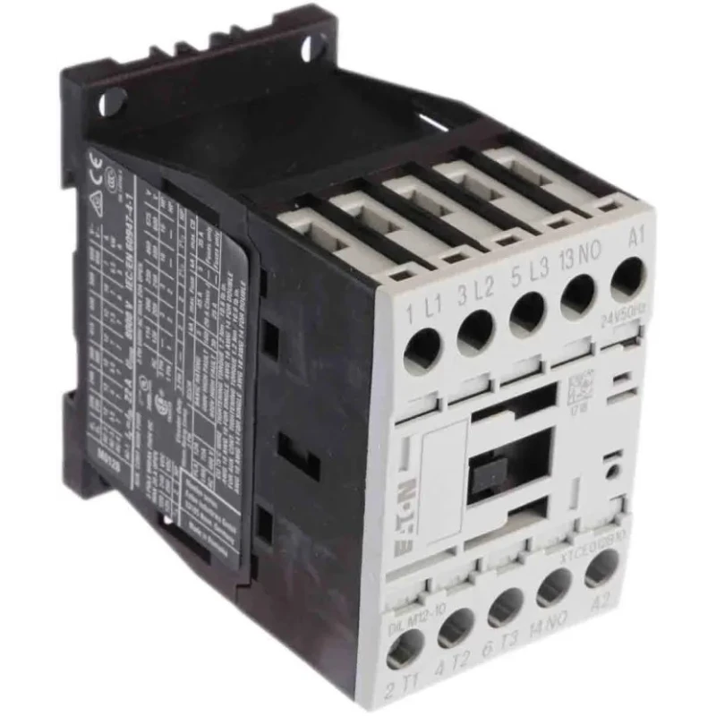 Eaton DILM Contactor 24V AC Coil 3-Pole 12 A 5.5 kW 245V 3 NO 400V AC 276817 DILM12-10(24V50HZ)