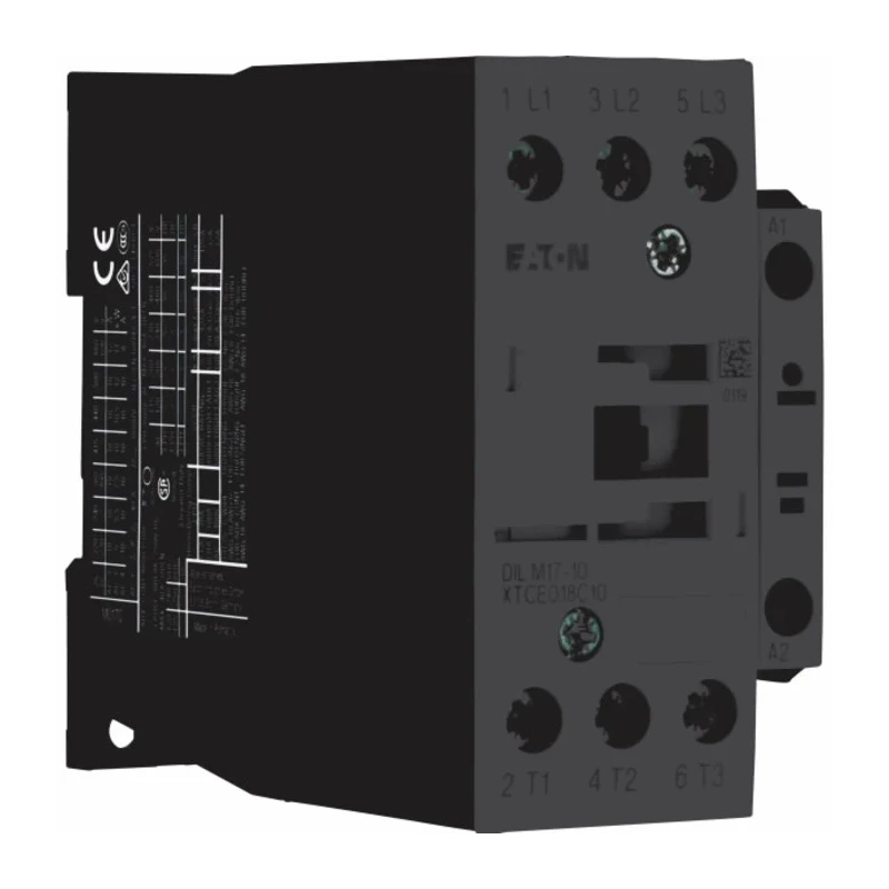 Eaton DILM Contactor, 24V dc Coil, 3-Pole, 17 A, 7.5 kW, 3 NO, 400V ac 277018 DILM17-10(RDC24)