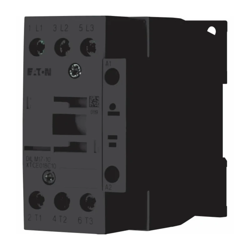 Eaton DILM Contactor, 24V dc Coil, 3-Pole, 17 A, 7.5 kW, 3 NO, 400V ac 277018 DILM17-10(RDC24)