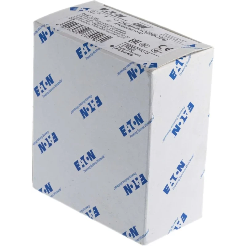 Eaton DILM Contactor, 24V dc Coil, 3-Pole, 17 A, 7.5 kW, 3 NO, 400V ac 277018 DILM17-10(RDC24)
