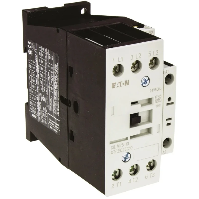 Eaton Contactor 24V AC Coil 3-Pole 25 A 11 kW Motor Control 277119 DILM25-10(24V50HZ)