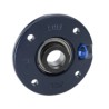 NSK-RHP Flange Cartridge Housed Bearing Unit 20 mm Inside Diameter Cast Iron 100x78x62 mm FC20