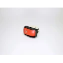 APEM Illuminated DPDT On-On On-(On) Red Rectangular Rocker Switch Panel Mount KH146AAZXDG26NXXXX13