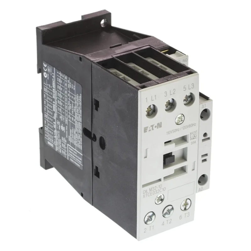 Eaton DILM Contactor 110V AC Coil, 3-Pole, 25 A, 15 kW Power Rating, 3 NO Contacts, 400V 277257 DILM32-10(110V50HZ,120V60HZ)