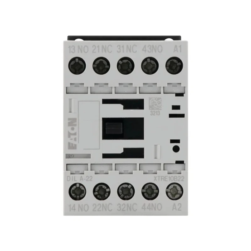 Eaton DILA Contactor Relay, 110V AC Coil, 4-Pole, 4A, 120V AC Control Voltage, 2 NO/2 NC 276396 DILA-22(110V50HZ,120V60HZ)