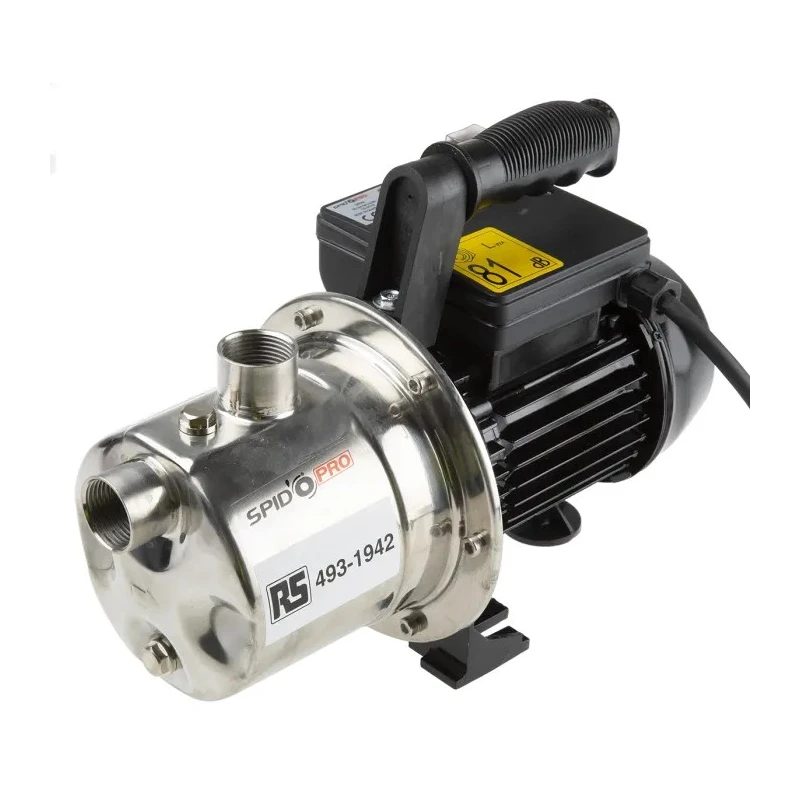 W Robinson And Sons Stainless Steel 1 Inch Self-Priming Polypropylene Sprinkler Water Pump 230V 600W 50L/min 022-422