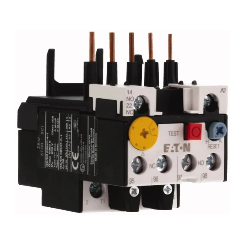 Eaton ZB Overload Relay 1 NO/1 NC, 10A Relay Contact Current, 6-10A Adjustable Current Range, 6W Power 278440 ZB12-10