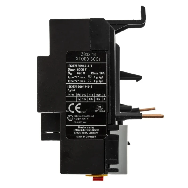 Eaton ZB Overload Relay with 1 NO/1 NC Contacts, 10A-16A Adjustable Current, 16A Contact Rating, 6W Power 278452 ZB32-16